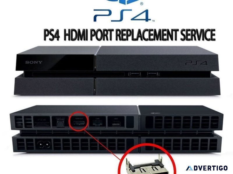 Hdmi port ps4 damaged