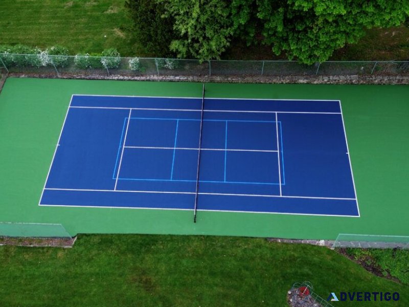 Tennis court flooring