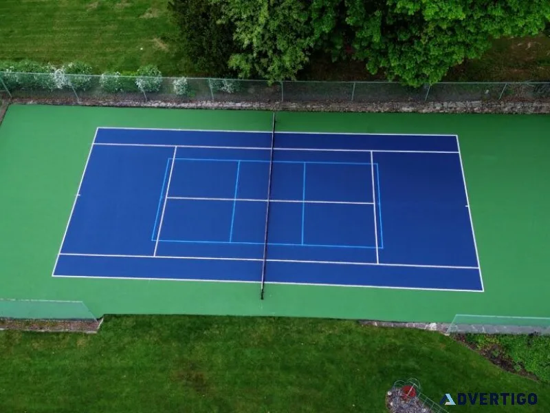 Tennis court flooring