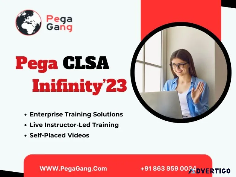 Live pega clsa v23 online training by it professionals