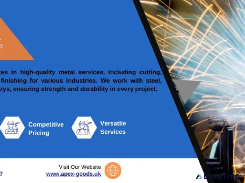 Apex goods ltd specializes in highـquality metal services