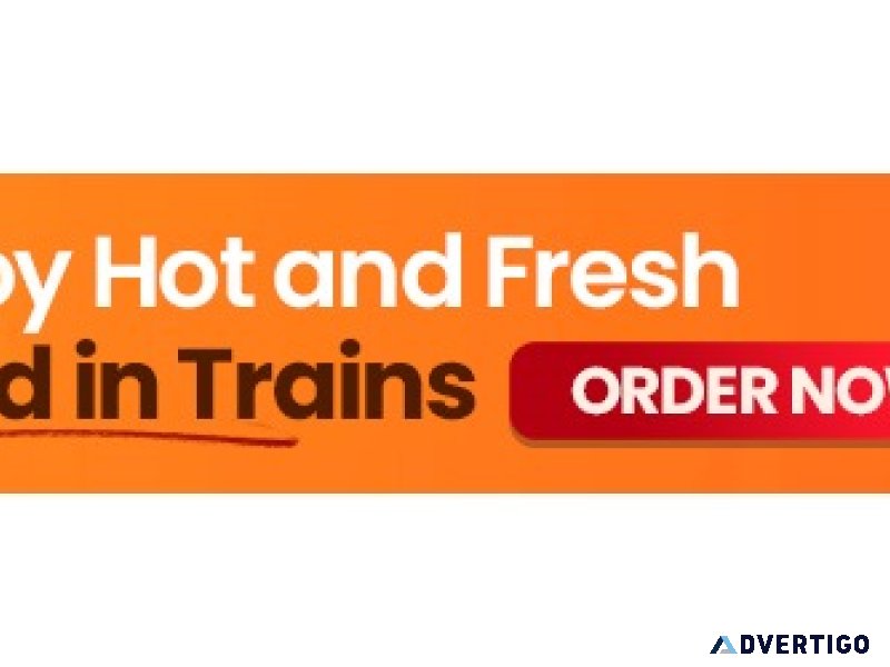 Order restaurant food in trains
