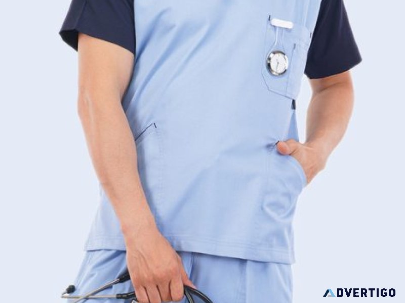 High-quality scrubs for men at lintex uniforms