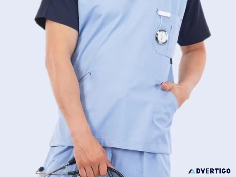 High-quality scrubs for men at lintex uniforms