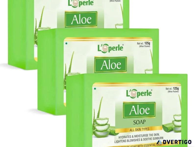 Loperle aloe vera soap bar