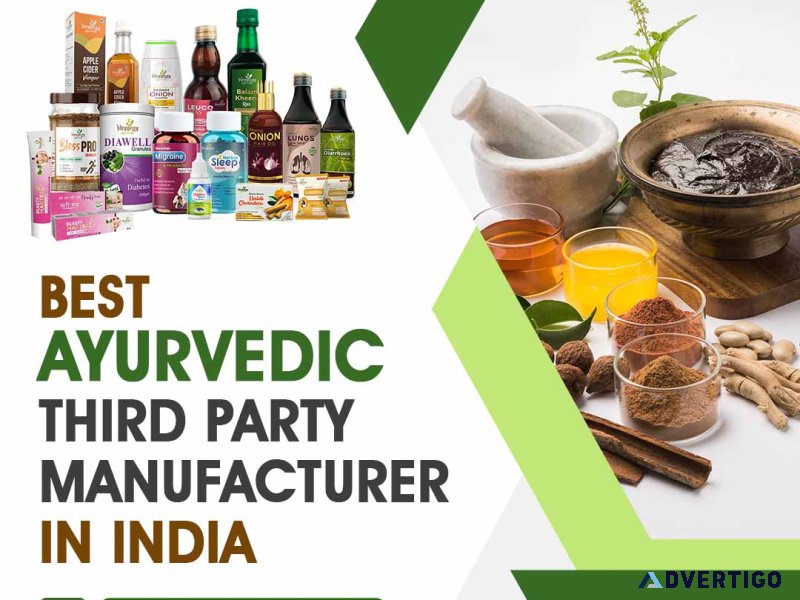 Best ayurvedic third party manufacturer in india