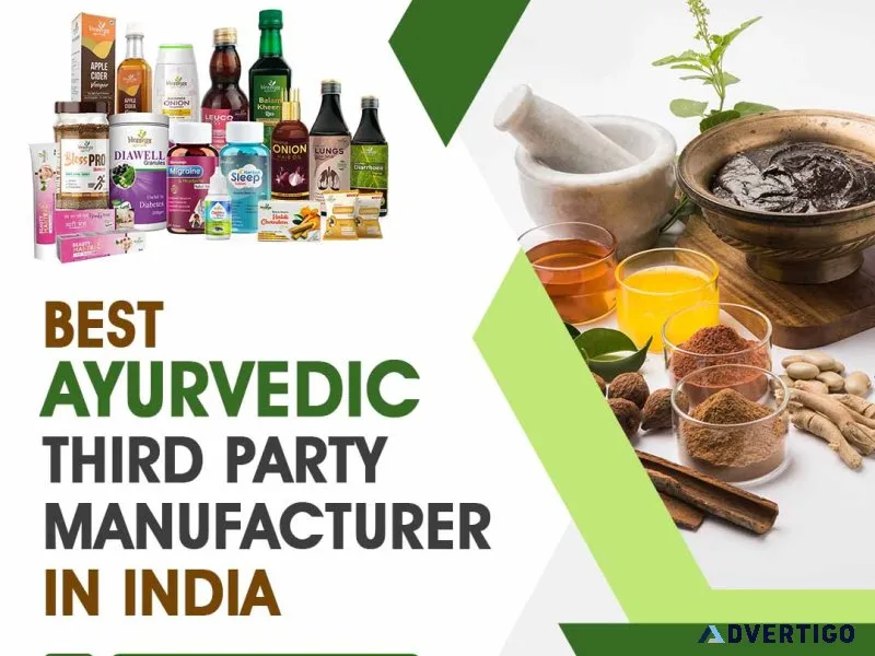 Best ayurvedic third party manufacturer in india