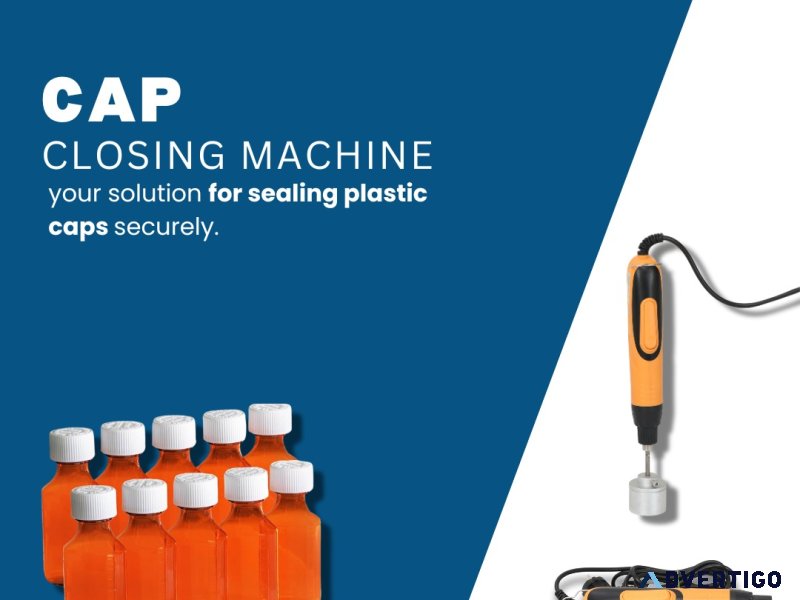 Plastic cap closer machine