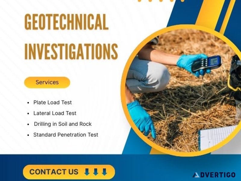 Geotechnical investigations