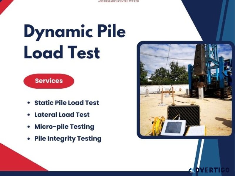 Dynamic pile load test