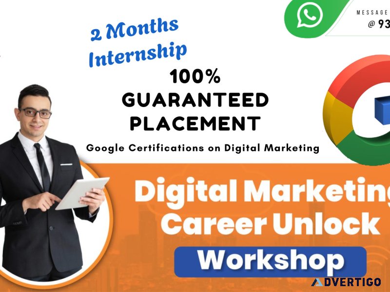 Digital marketing internship with perks