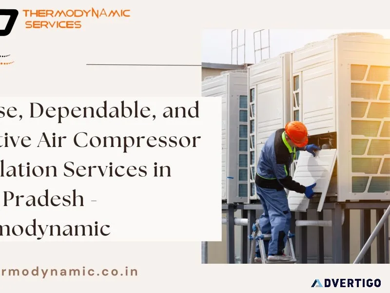 Precise, dependable, and effective air compressor installation