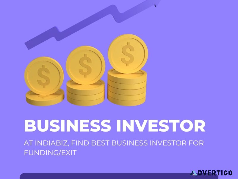 Best business investor at indiabiz for fundraising/exit