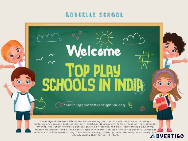 Cambridge montessori: a trusted name among top play schools in i