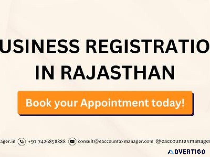 Business registration rajasthan | business registration near me