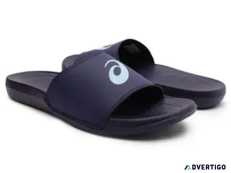 Durable & lightweight flip flop slippers for mens at asics