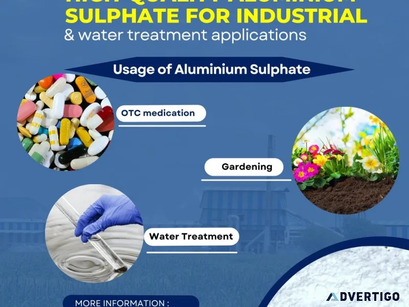 Aluminium sulphate supplier and manufacturer in india