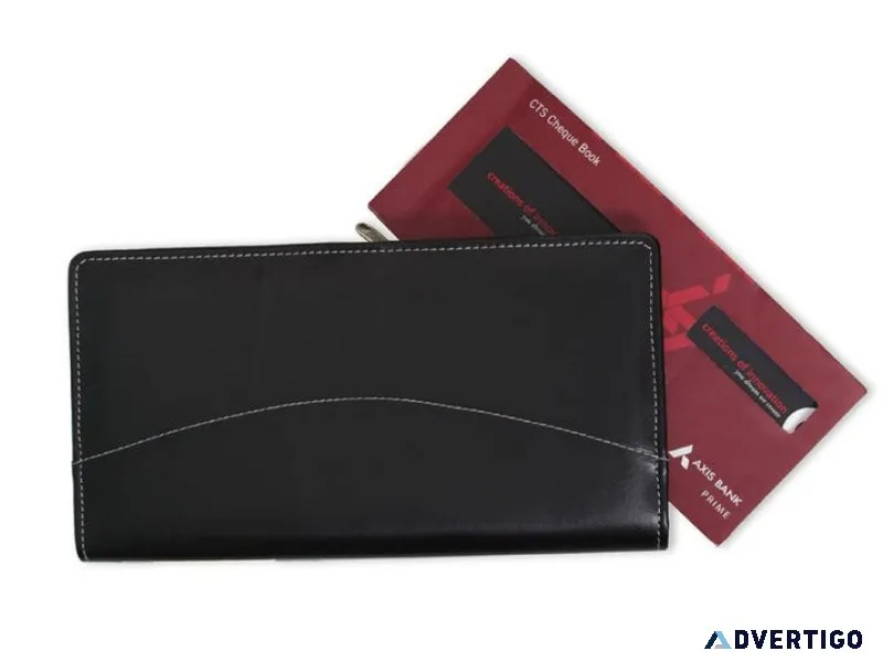 Stay organized in style with paperlla’s cheque book holder