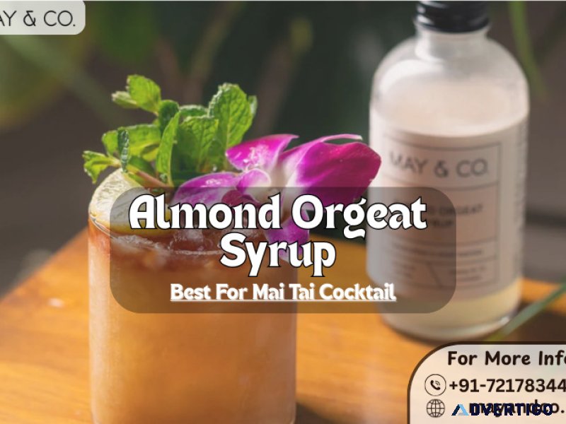 Buy almond orgeat syrup for the perfect mai tai at may and co