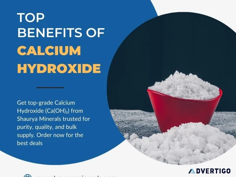 Top benefits of calcium hydroxide