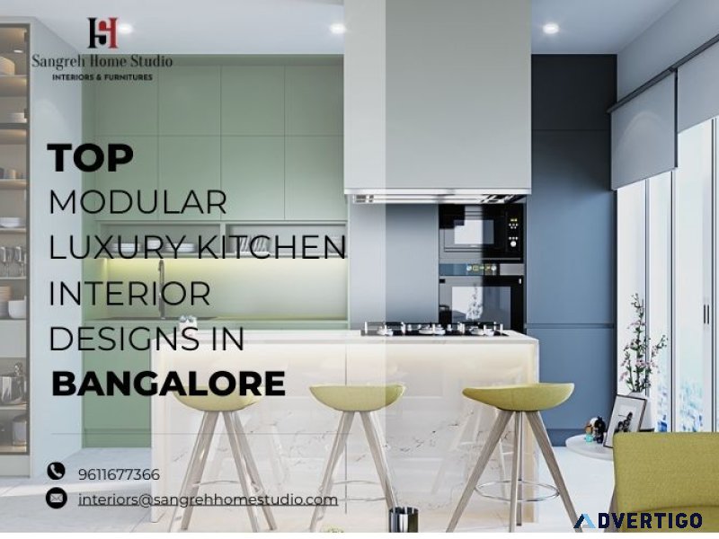 Top modular luxury kitchen interior designs in bangalore