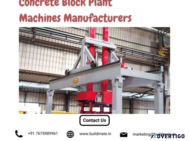 Concrete block plant machines manufacturers | +91 76759 89961 |