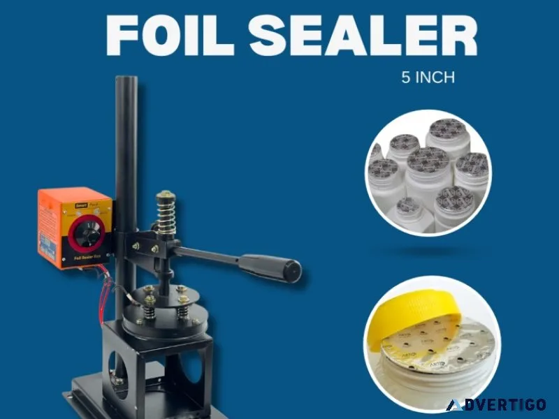 Foil sealer machine 5 inch