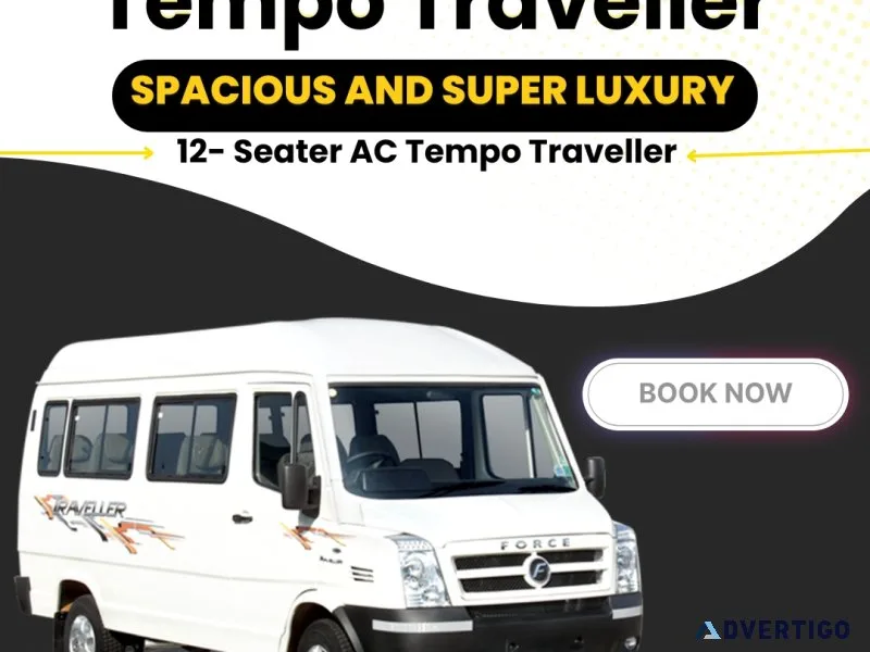 Best tempo traveller rental in jaipur for group travel