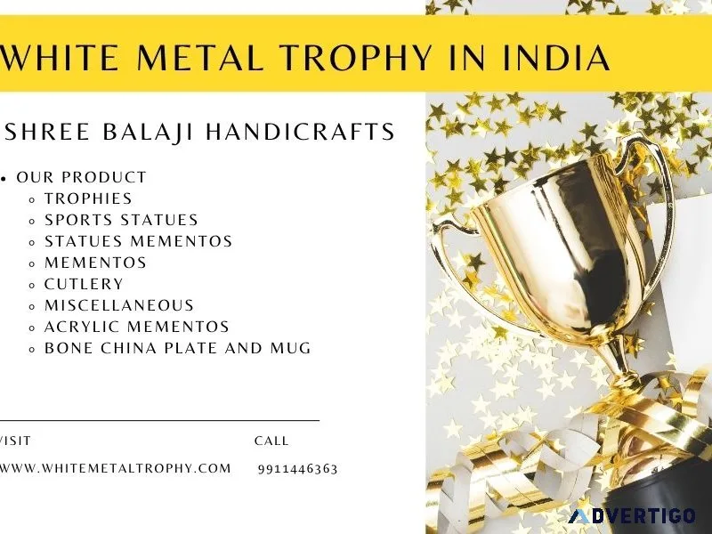 Trophies that tell a story – white metal edition