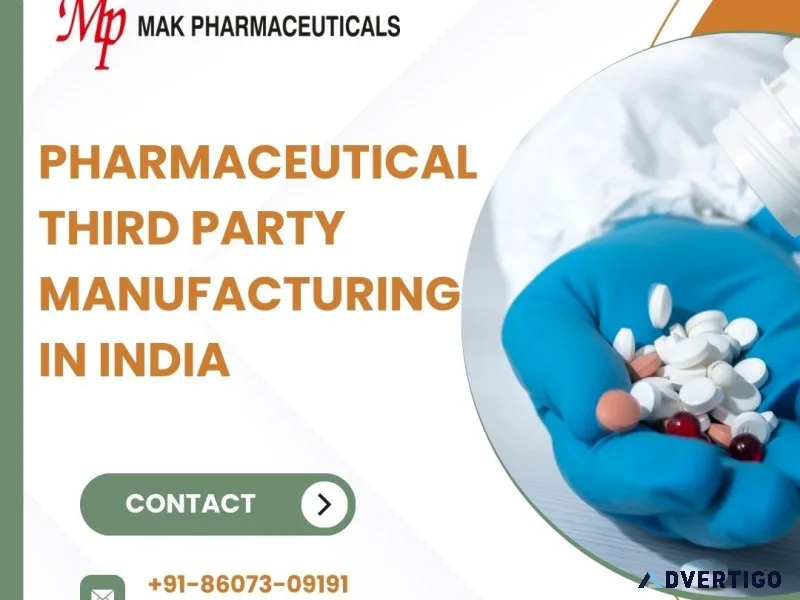 Pharmaceutical third party manufacturing in india