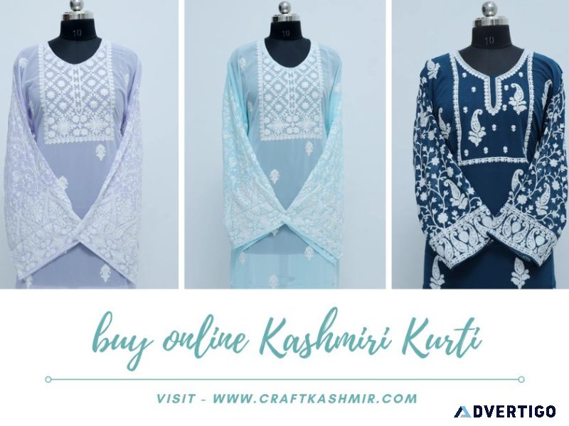 Comfortable summer kashmiri cotton kurtis
