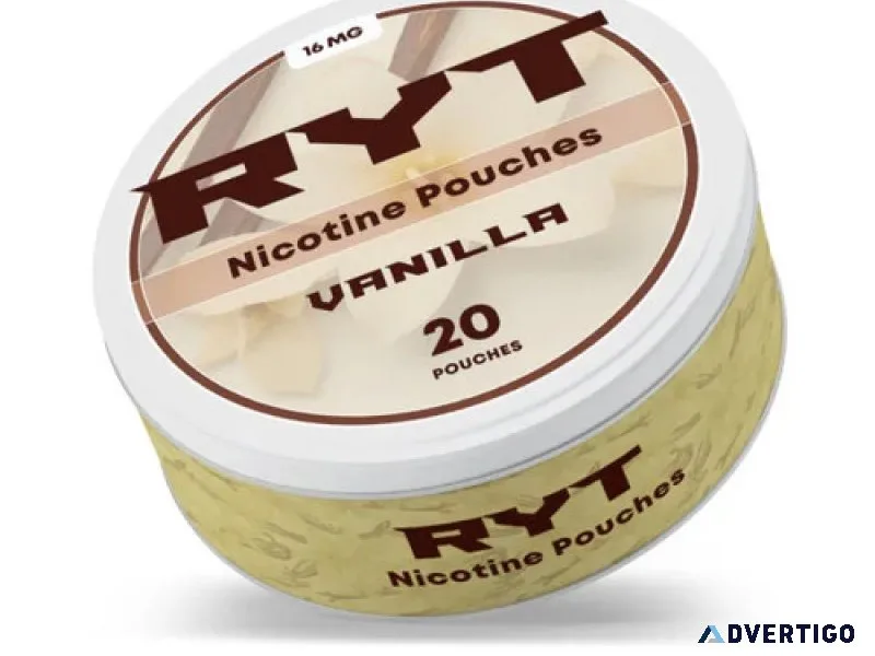 Vanilla nicotine pouches | white & private label manufacturer in