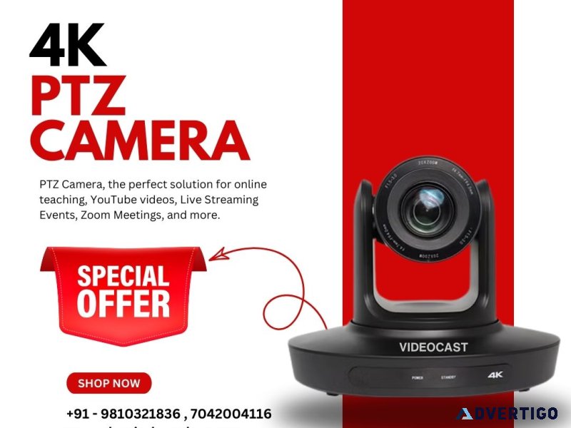 Get the best cost of ptz camera in india
