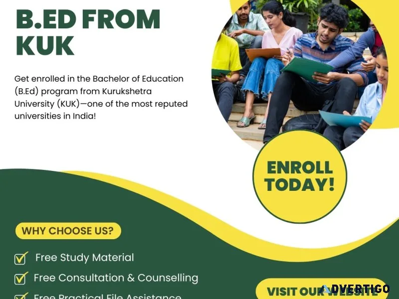 Pursue bed from kuk | apply now at srishti admission point