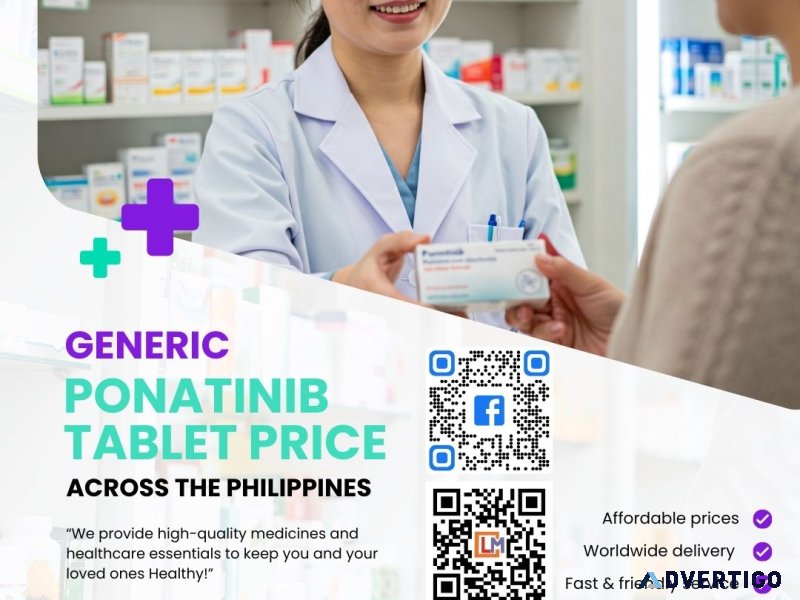 Buy generic ponatinib lowest price across the philippines