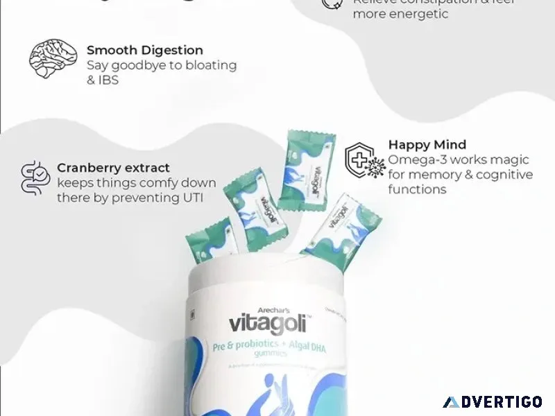 Your healthy days start with vitagoli probiotic gummies