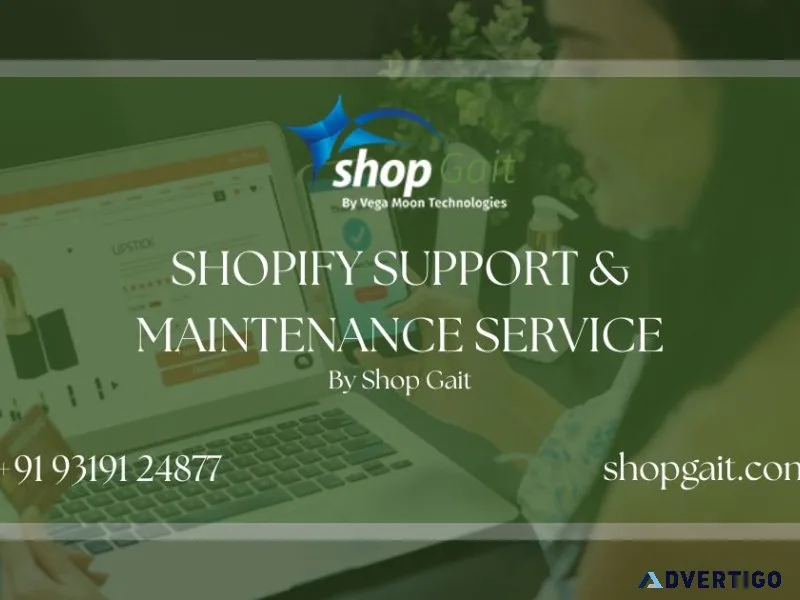 Shopify support & maintenance service
