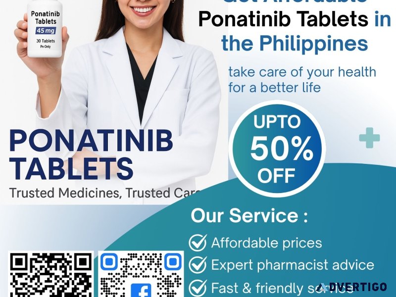 Get affordable ponatinib tablets in the philippines