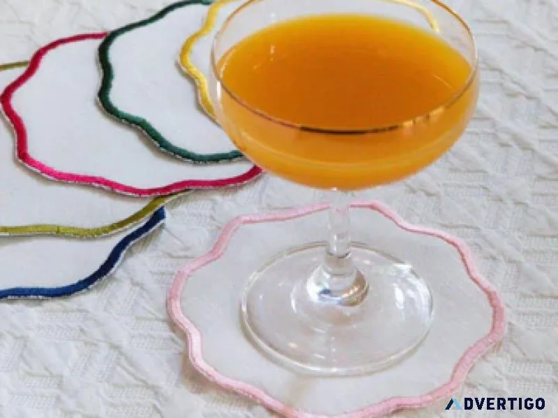Stylish tea table coasters for every home