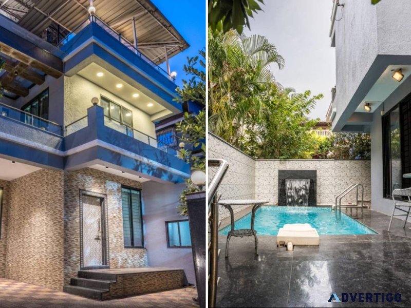 Best budget villas in lonavala with private pool | book now
