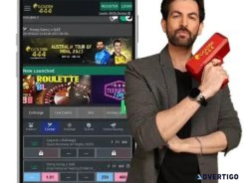 Experience cricket like never before with the golden444 app