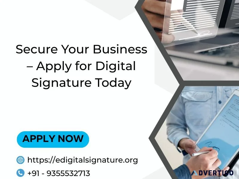 Secure your business – apply for digital signature today