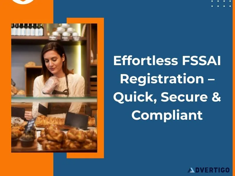 Effortless fssai registration – quick, secure & compliant
