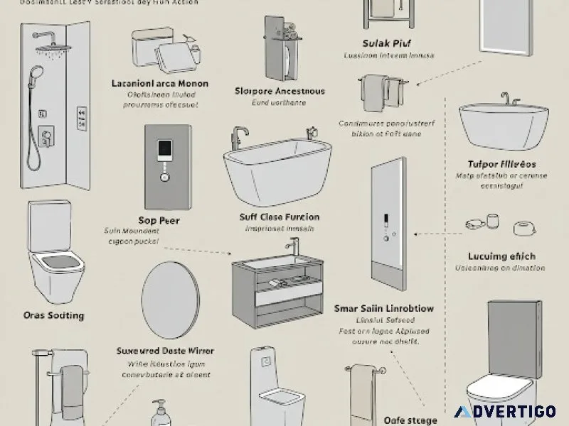 Curated modern bathroom accessories list style and function
