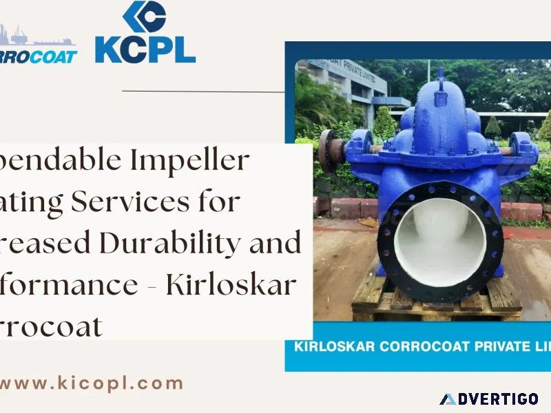 Dependable impeller coating services for increased durability