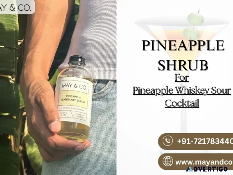 Buy pineapple rosemary shrub