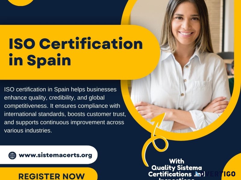 Best iso certification in spain | call ☎- 6390019004
