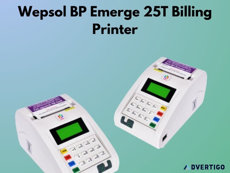 Why wep bp emerge 25t is ideal for retail & hospitality?