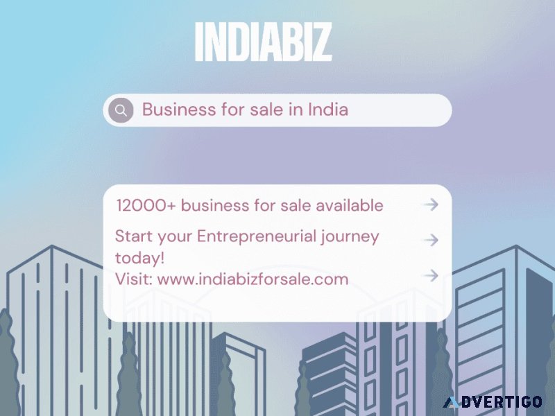 Profitable business for sale in india waiting for you