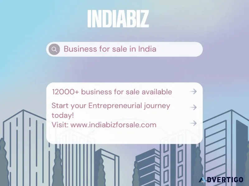 Profitable business for sale in india waiting for you